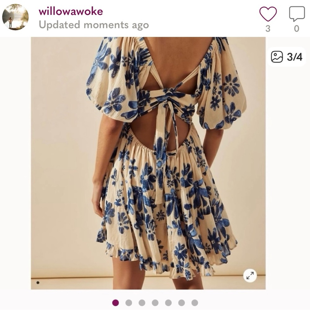 Free people perfect Day dress size xl NWT - Picture 3 of 4